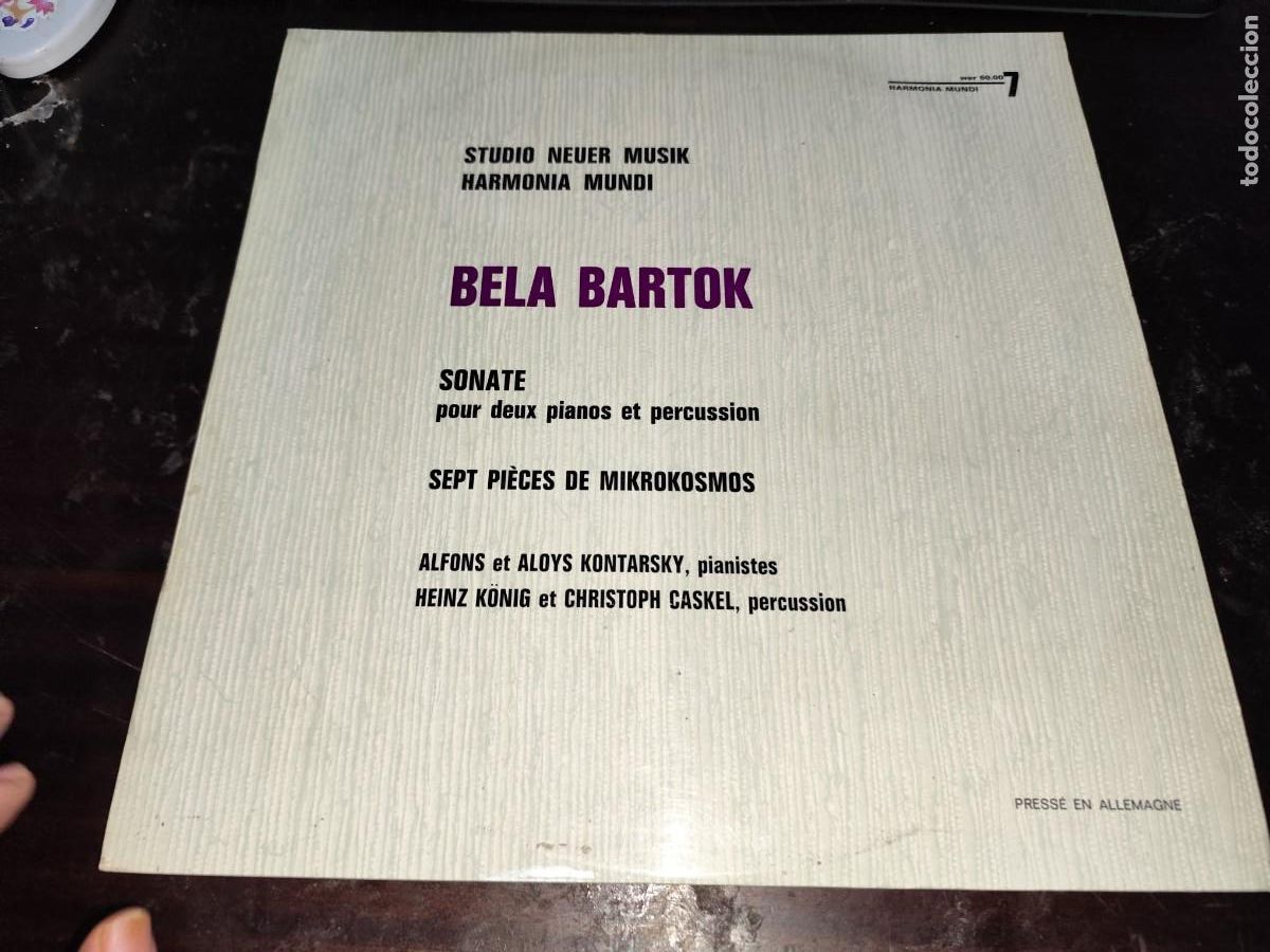 Discos de vinil: SONATE POUR DEUX PIANOS ET PERCUSSION / BARTOK / VVAA / DESPR10