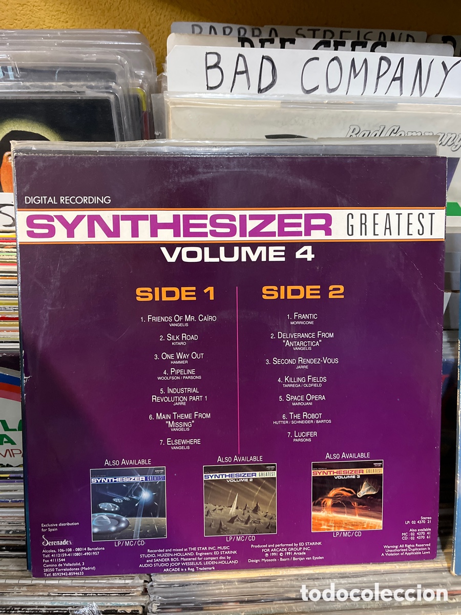 Discos de vinilo: Synthesizer greatest volume 4 - Foto 2