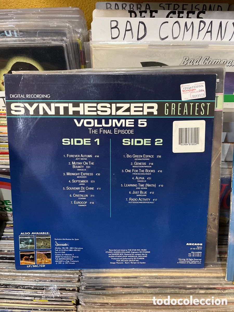Discos de vinilo: Synthesizer greatest volume 5 final episode - Foto 2