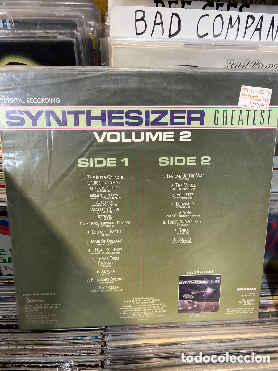 Discos de vinilo: Synthesizer greatest volume 2 - Foto 2