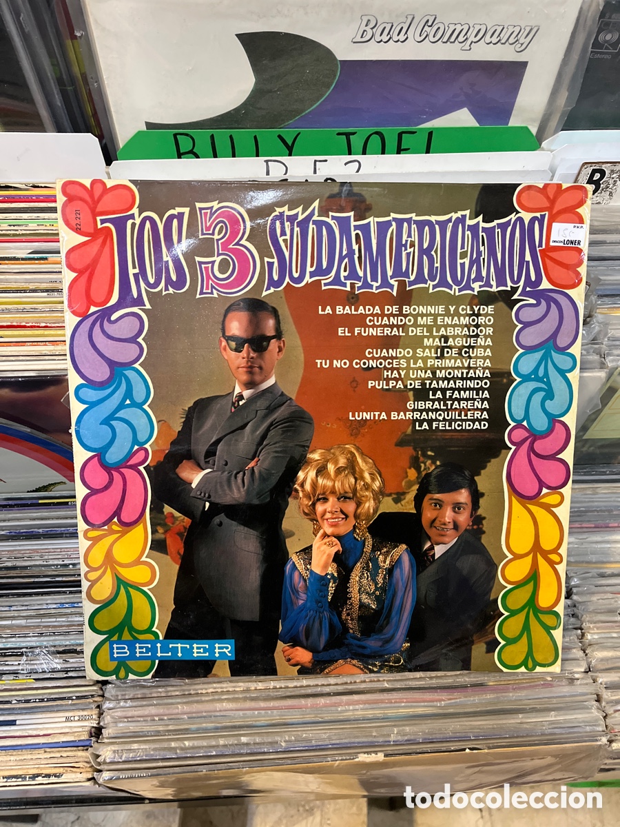Discos de vinilo: Los 3 sudamericanos lp - Foto 1
