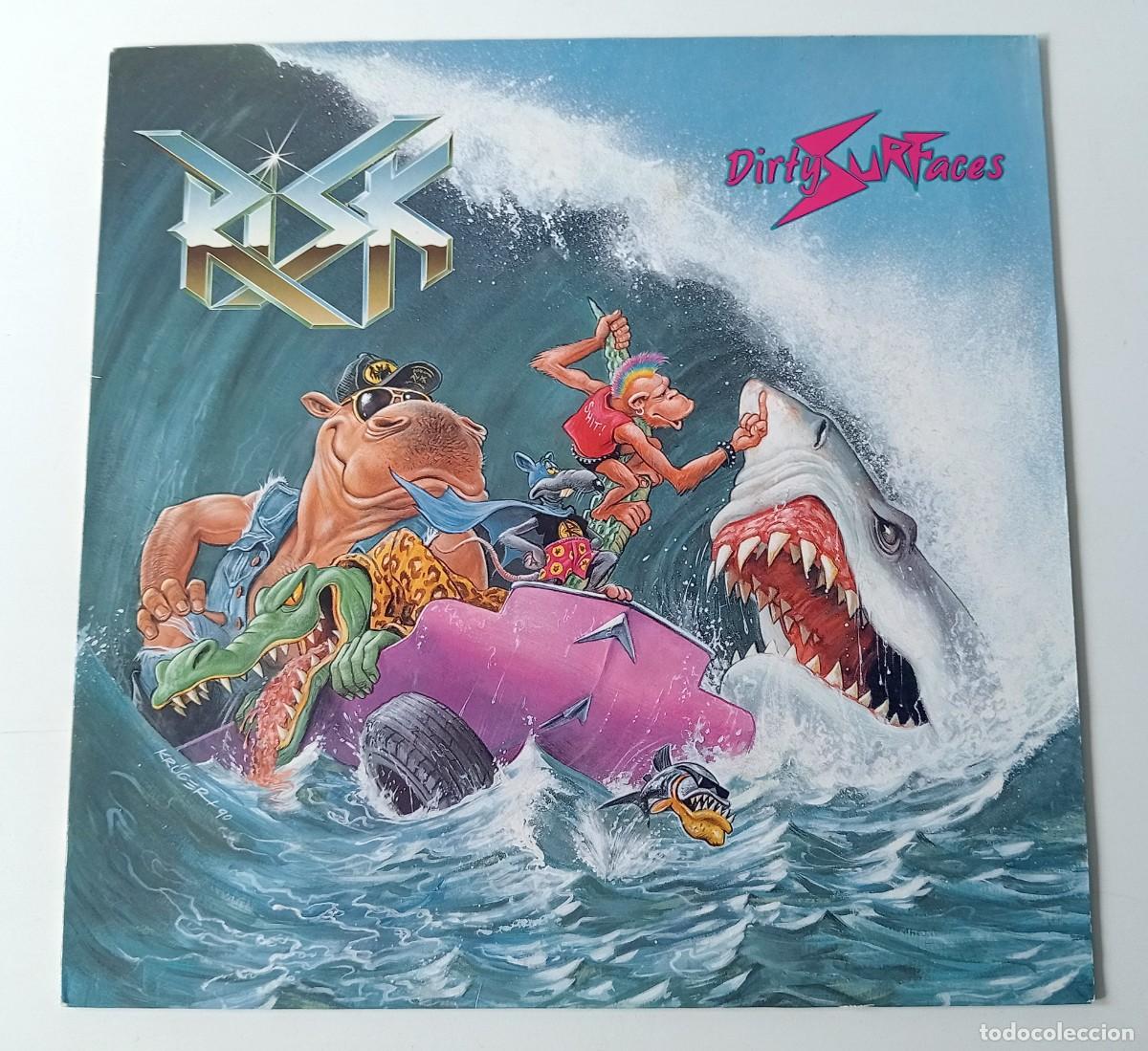 Discos de vinilo: LP RISK - DIRTY SURFACES - Foto 1