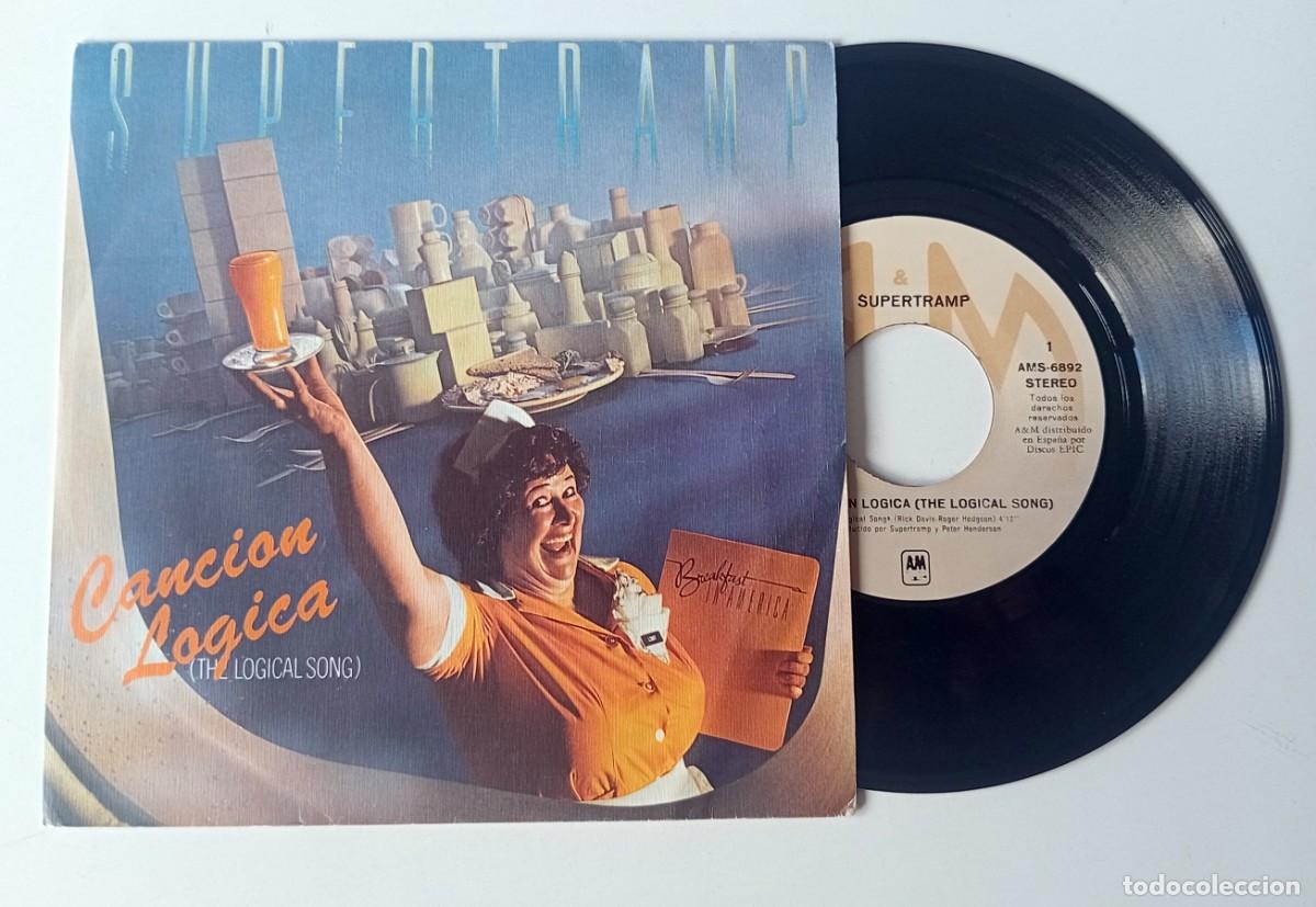 Discos de vinilo: SINGLE SUPERTRAMP - CANCI&Oacute;N LOGICA - Foto 1