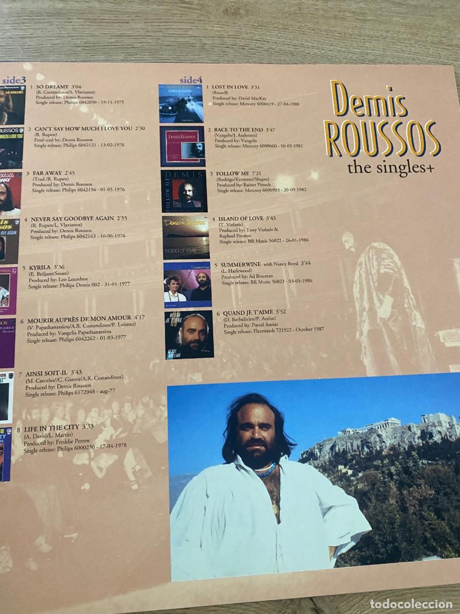 Discos de vinilo: LP DEMIS ROUSSOS THE SINGLES - Foto 2