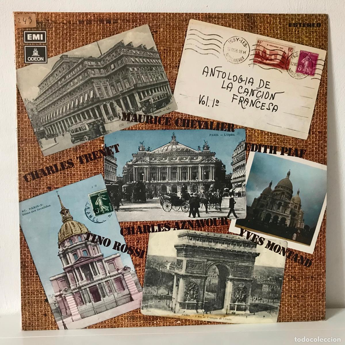 Discos de vinilo: Antolog&iacute;a de la canci&oacute;n francesa. Vol. 1 - Foto 1