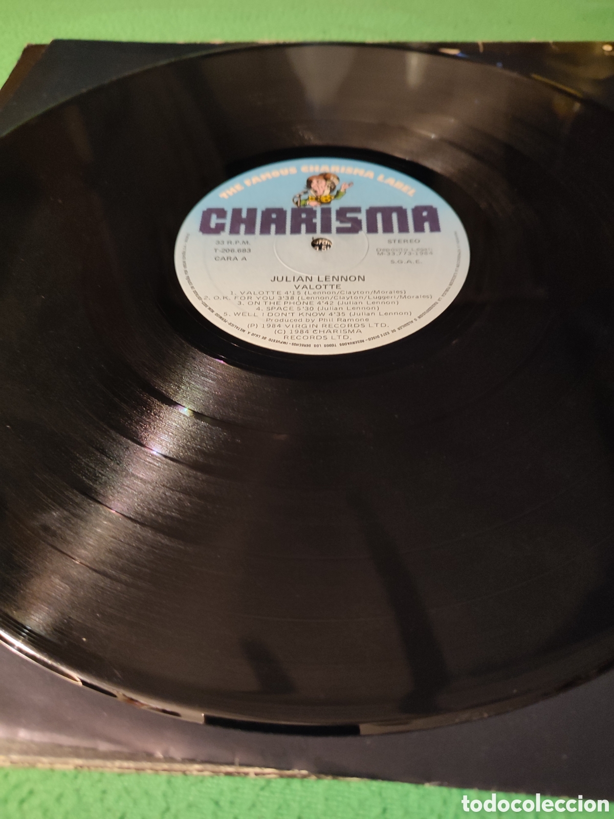 Discos de vinilo: Julian Lennon - Valotte Vinilo Lp - Foto 3