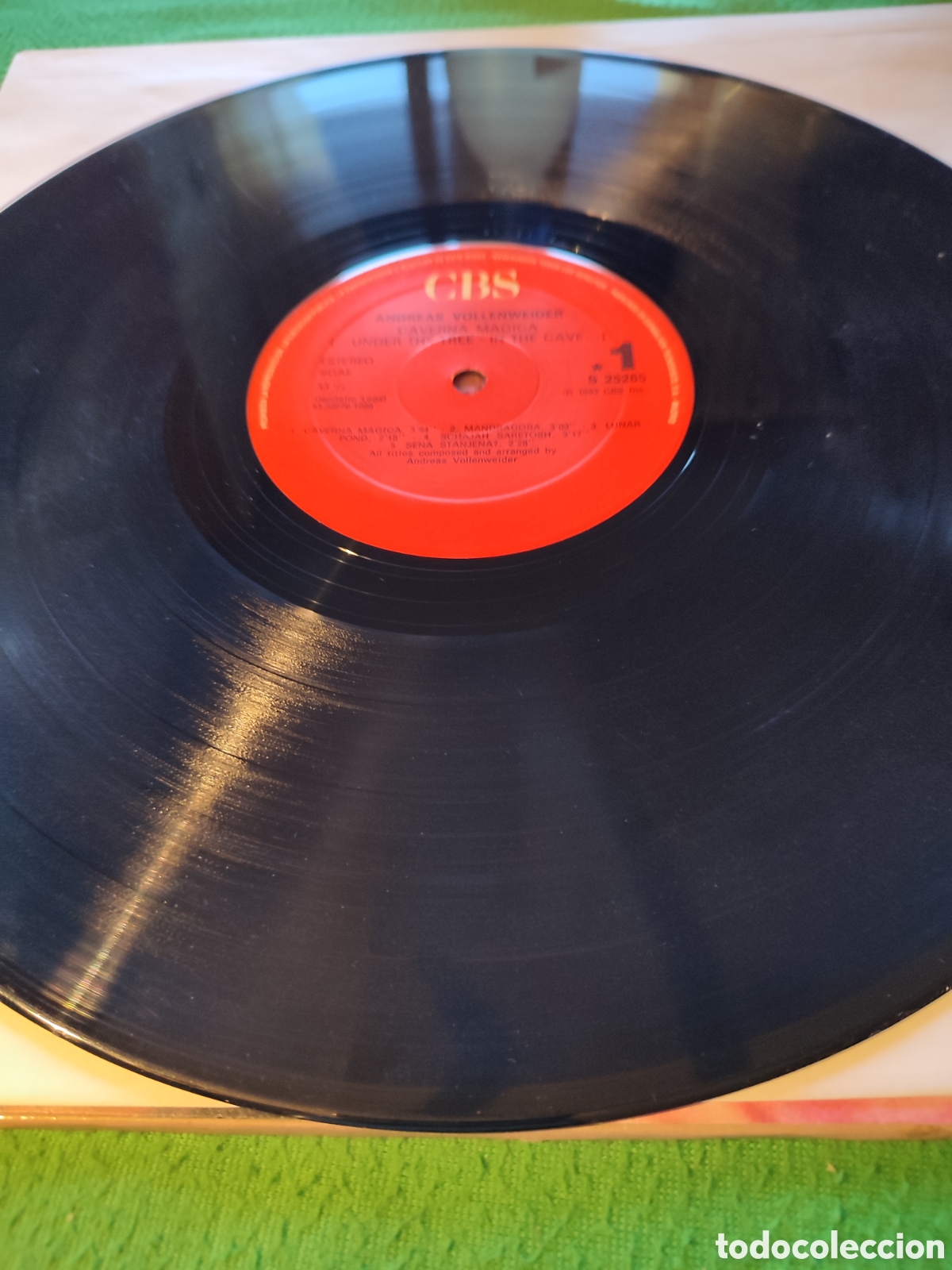 Discos de vinilo: Andreas Vollenweider - Caverna m&aacute;gica - Foto 3