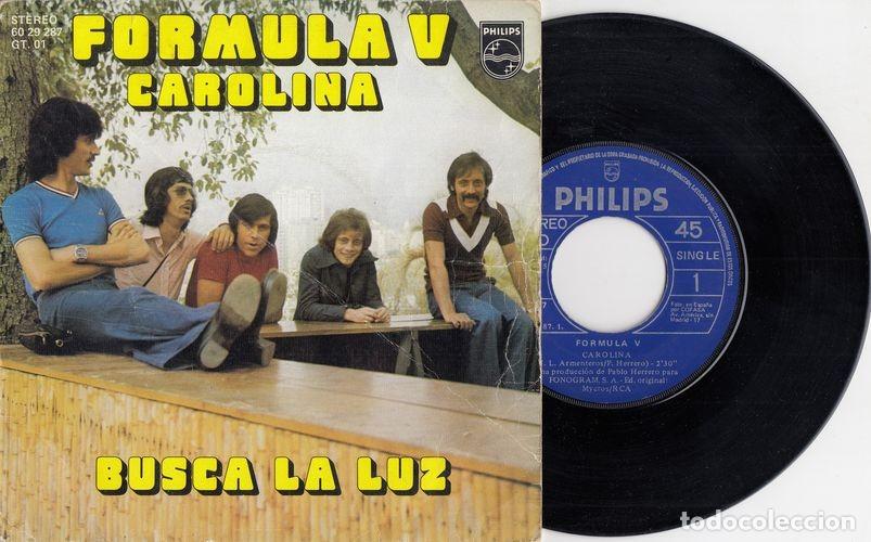 Discos de vinilo: FORMULA V - CAROLINA - SINGLE DE VINILO - C- 21 - Foto 1