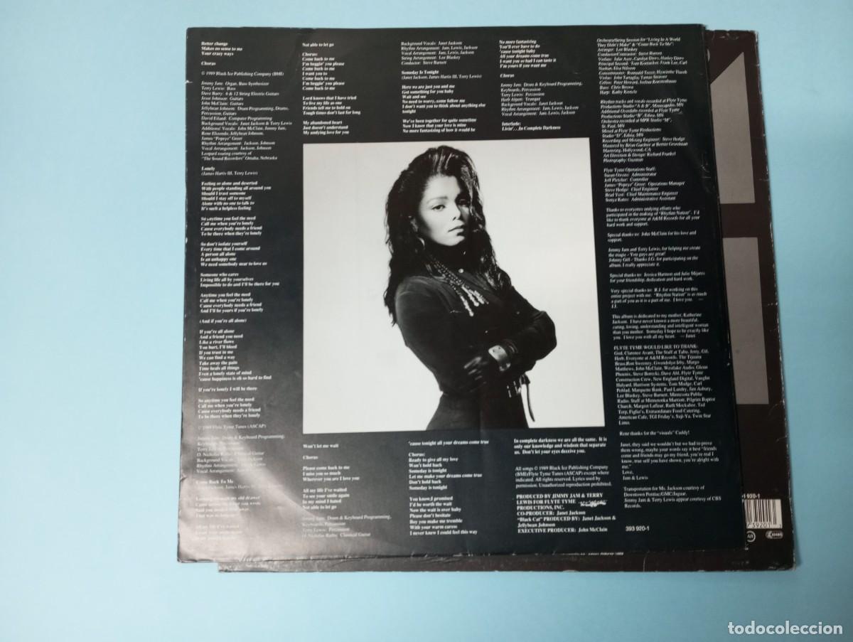 Discos de vinilo: LP Janet Jackson - Rhythm Nation - Foto 4