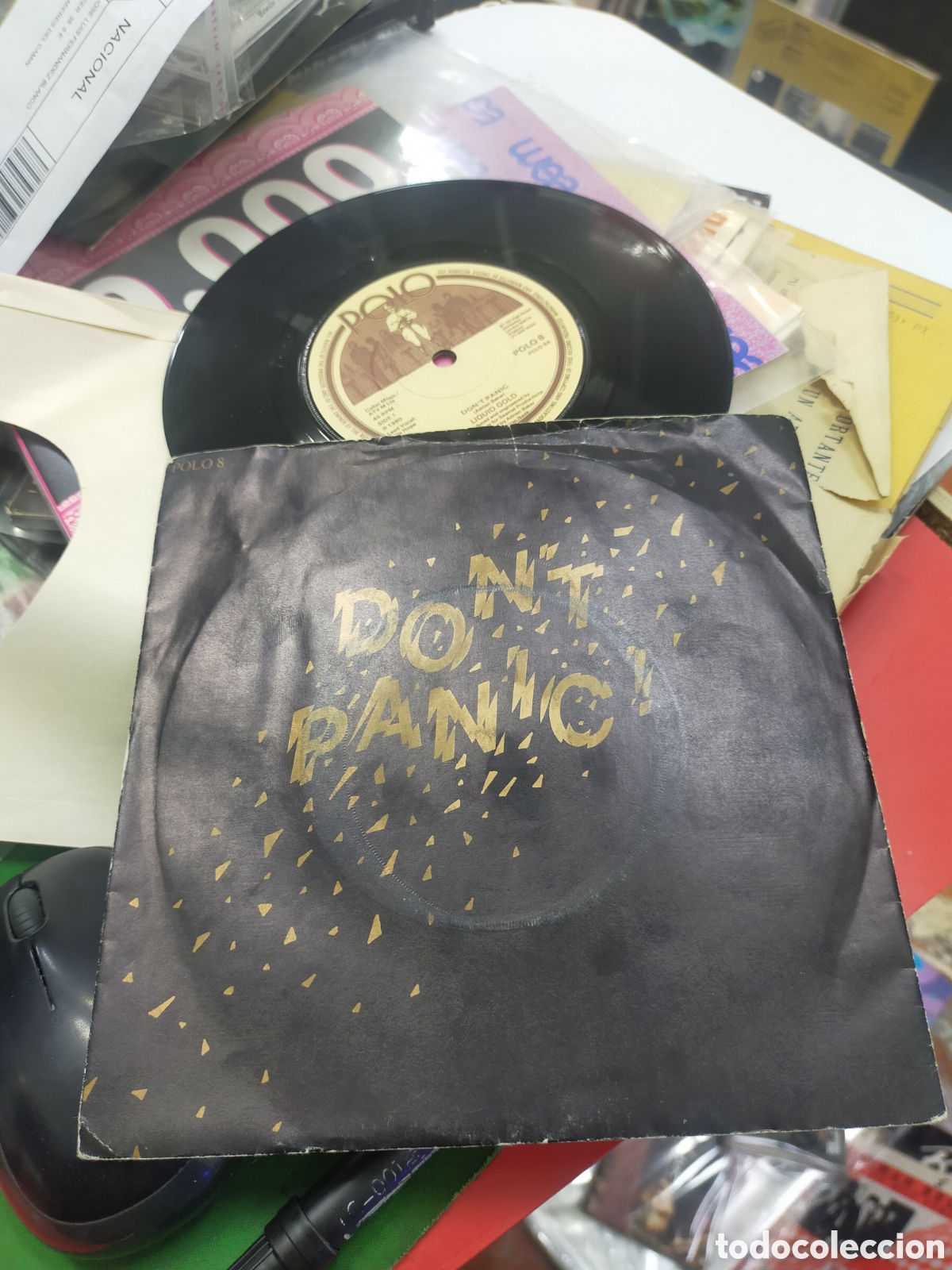 Vinyl records: Liquid gold single don't panic! U.k. 1980