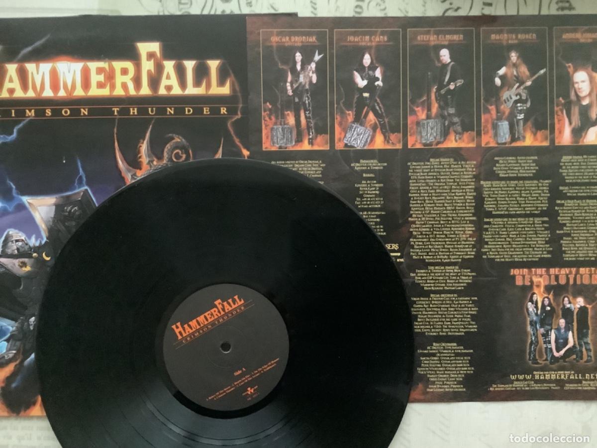 Discos de vinilo: HAMMERFALL. CRIMSON THUNDER. 2002. - Foto 3
