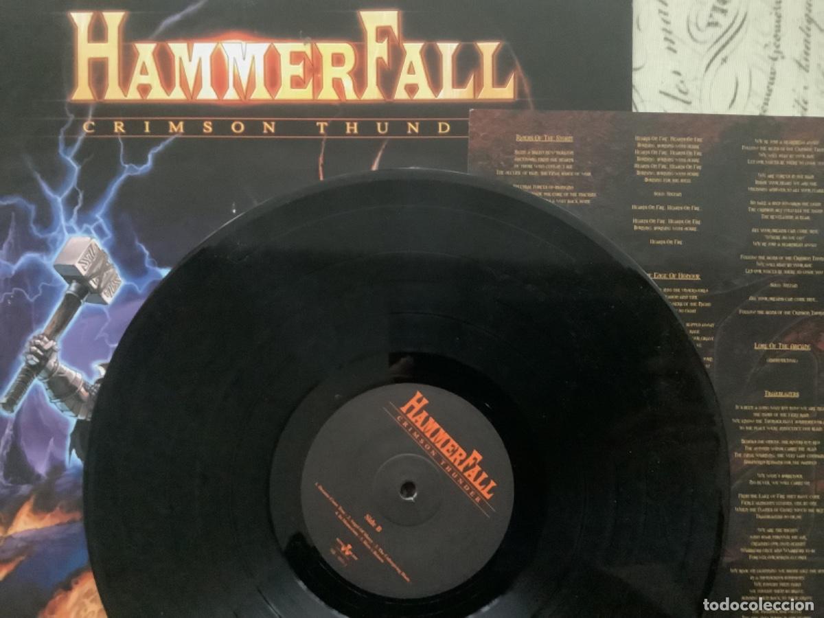Discos de vinilo: HAMMERFALL. CRIMSON THUNDER. 2002. - Foto 4