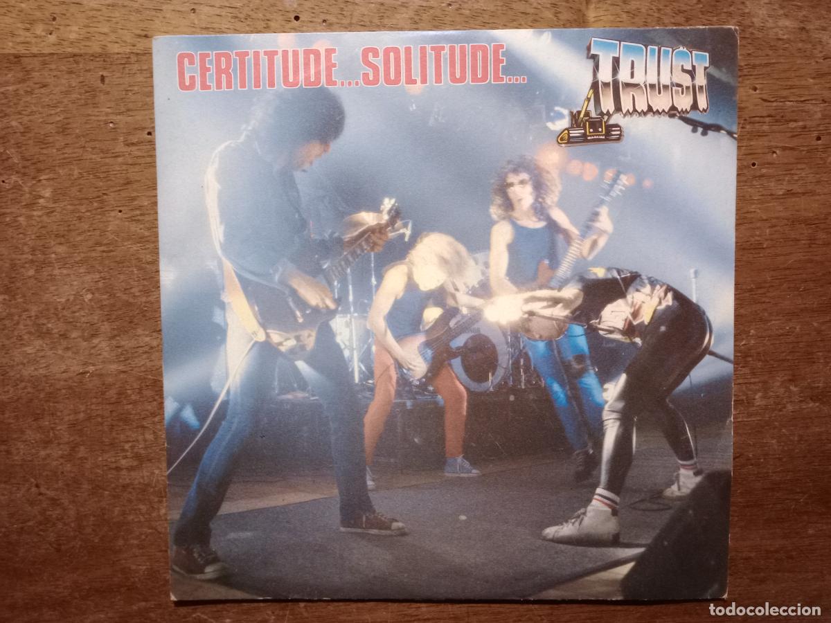 Discos de vinilo: Trust - certitude...solitude... + les templiers - Foto 1