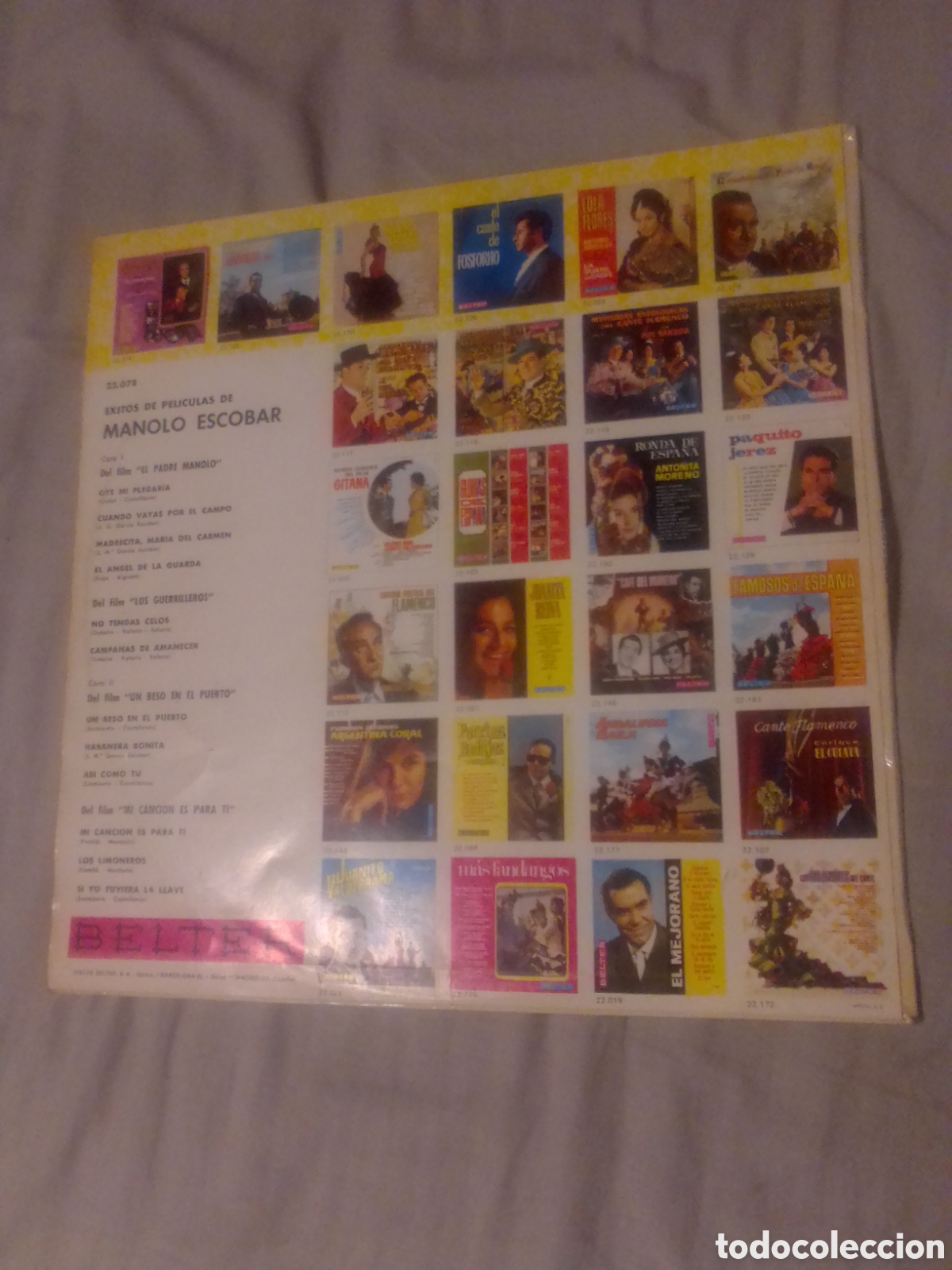 Discos de vinilo: MANOLO ESCOBAR &Eacute;XITOS DE PEL&Iacute;CULAS 1967 - Foto 2