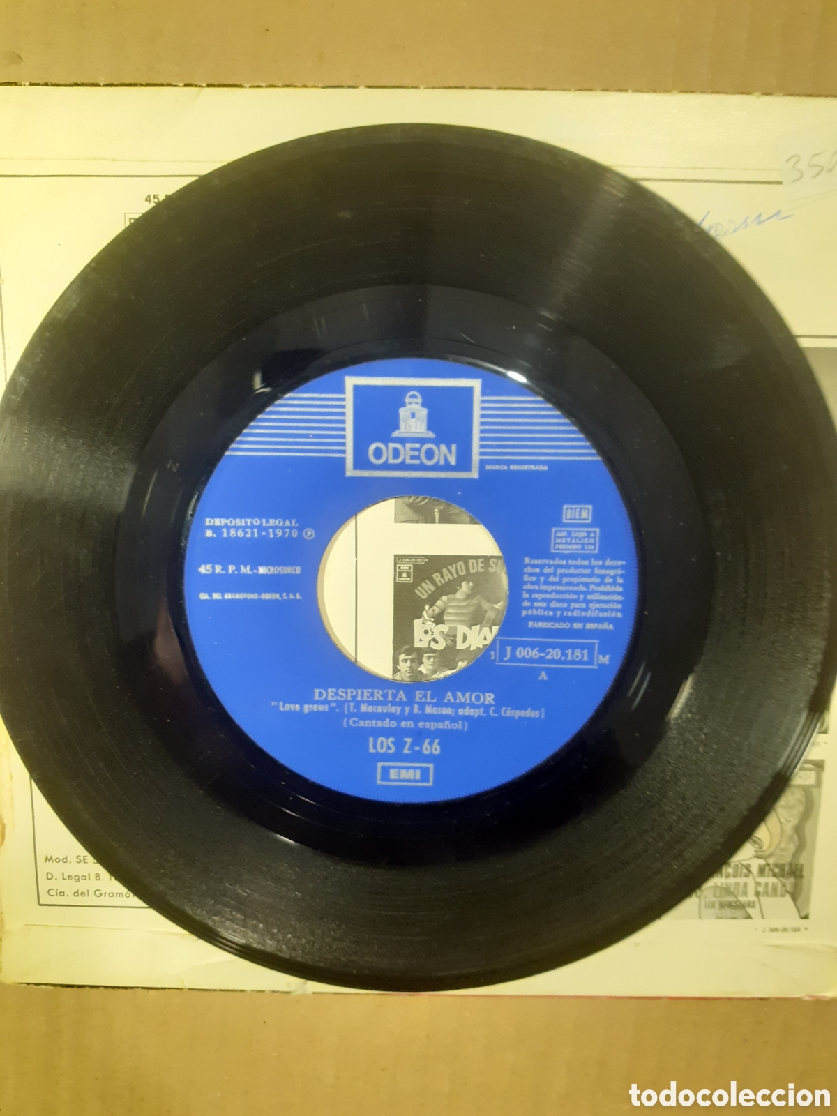 Discos de vinilo: Z 66. Despierta el amor. 1970 - Foto 3