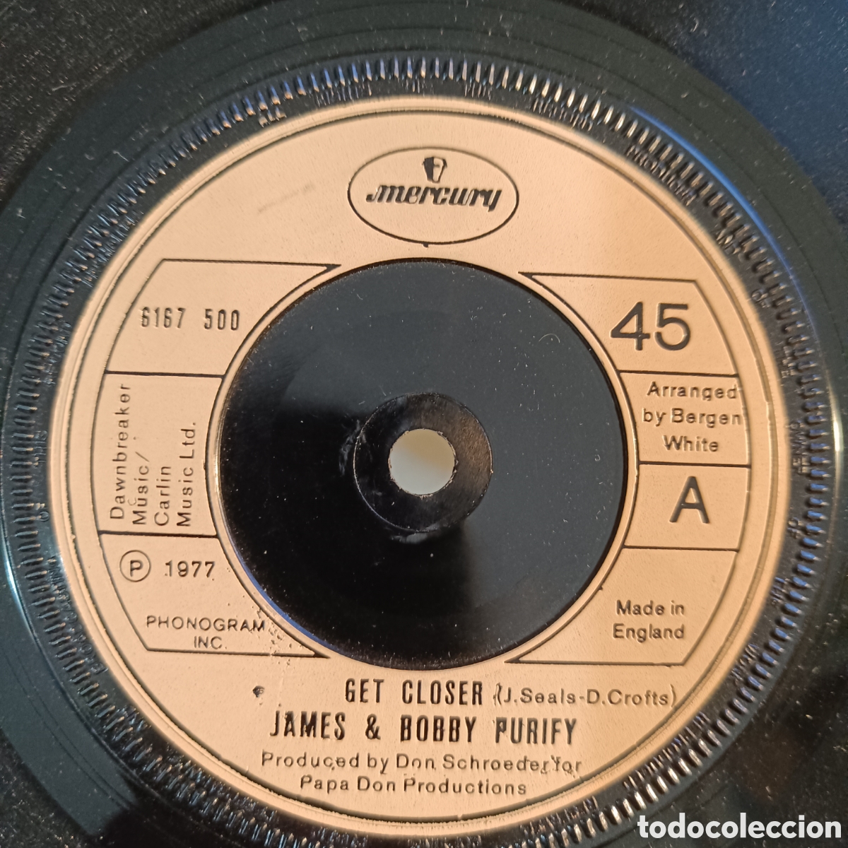 Discos de vinilo: James & Bobby Purify &ndash; Get Closer - Foto 1