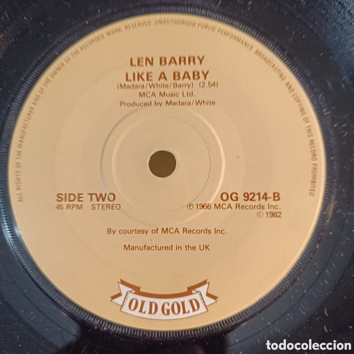 Discos de vinilo: Len Barry &ndash; 1-2-3 (Edici&oacute;n UK) - Foto 1