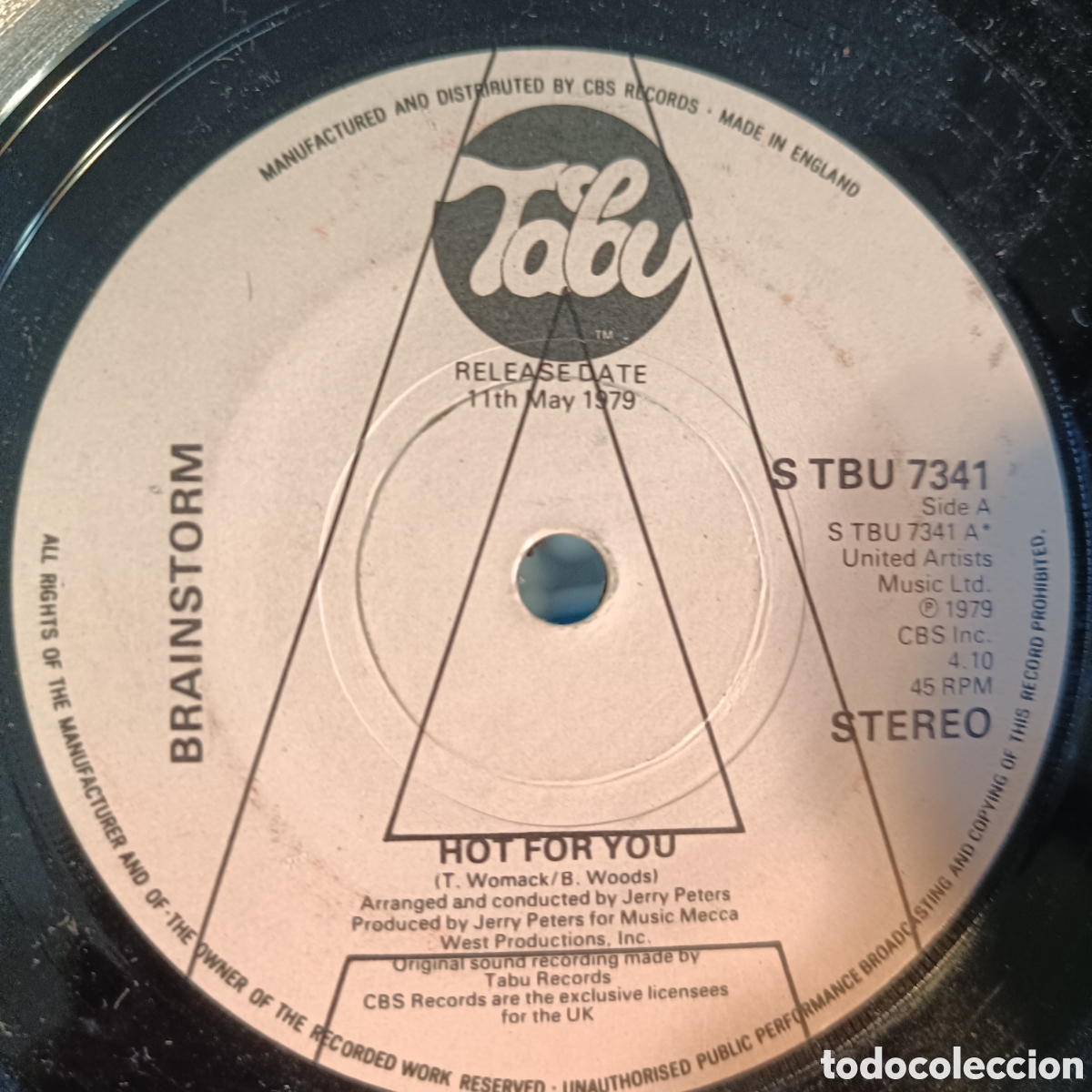 Discos de vinilo: Brainstorm &ndash; Hot For You (Promo) - Foto 1