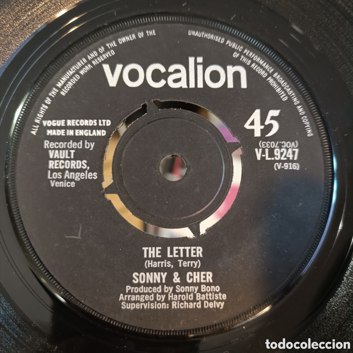 Discos de vinilo: Sonny & Cher &ndash; The Letter - Foto 1