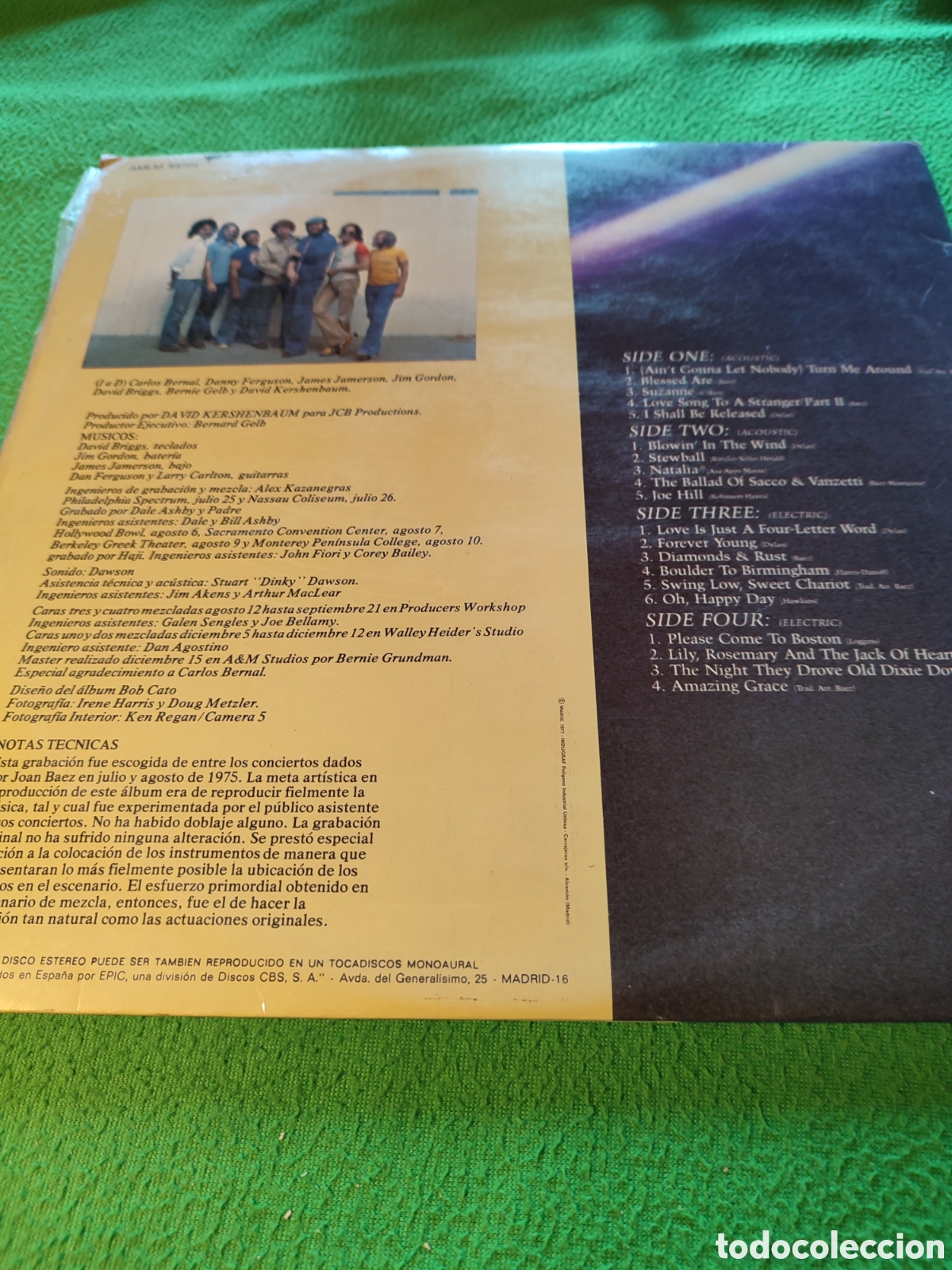 Discos de vinilo: Joan B&aacute;ez - From every stage 2 Lps - Foto 3
