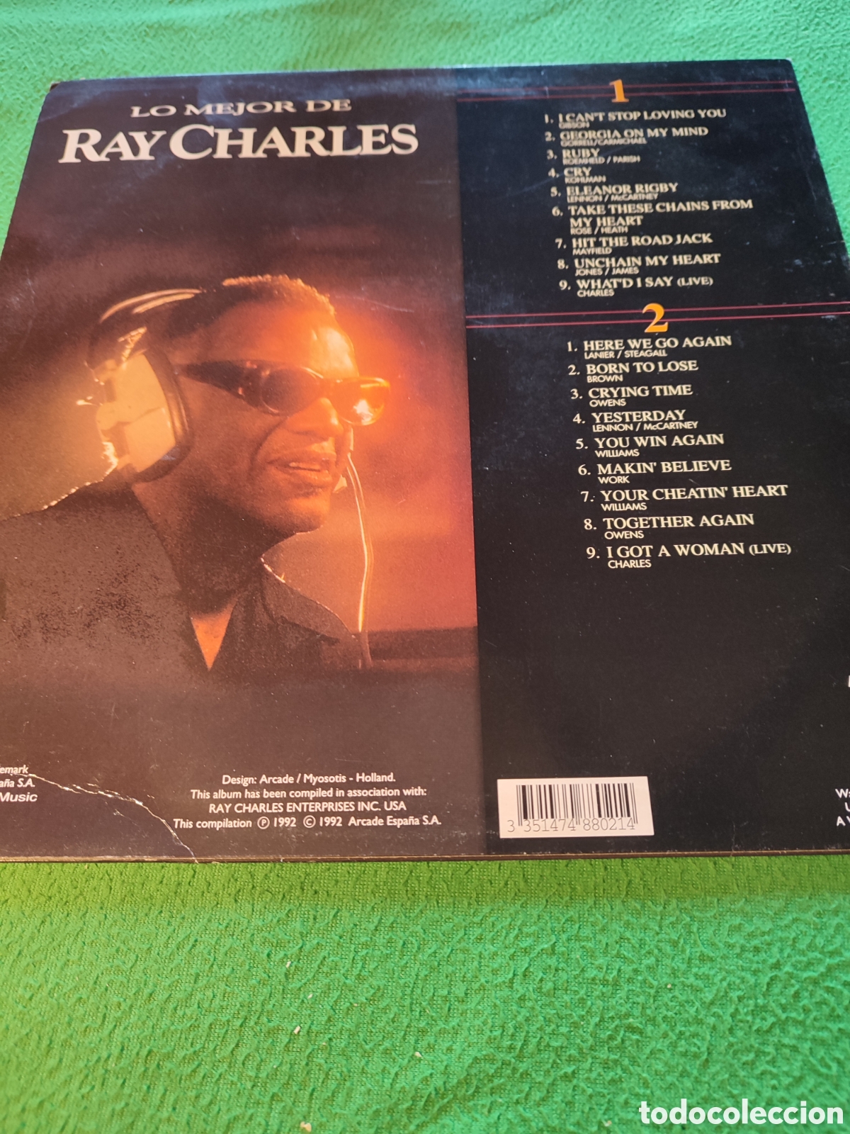 Discos de vinilo: Ray Charles - Lo mejor de Vinilo Lp - Foto 2