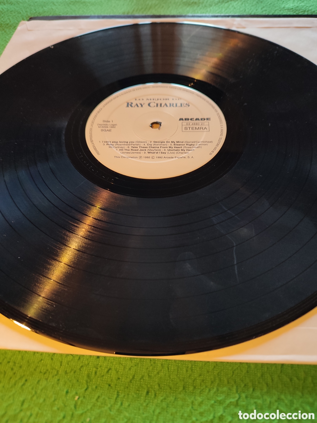 Discos de vinilo: Ray Charles - Lo mejor de Vinilo Lp - Foto 3