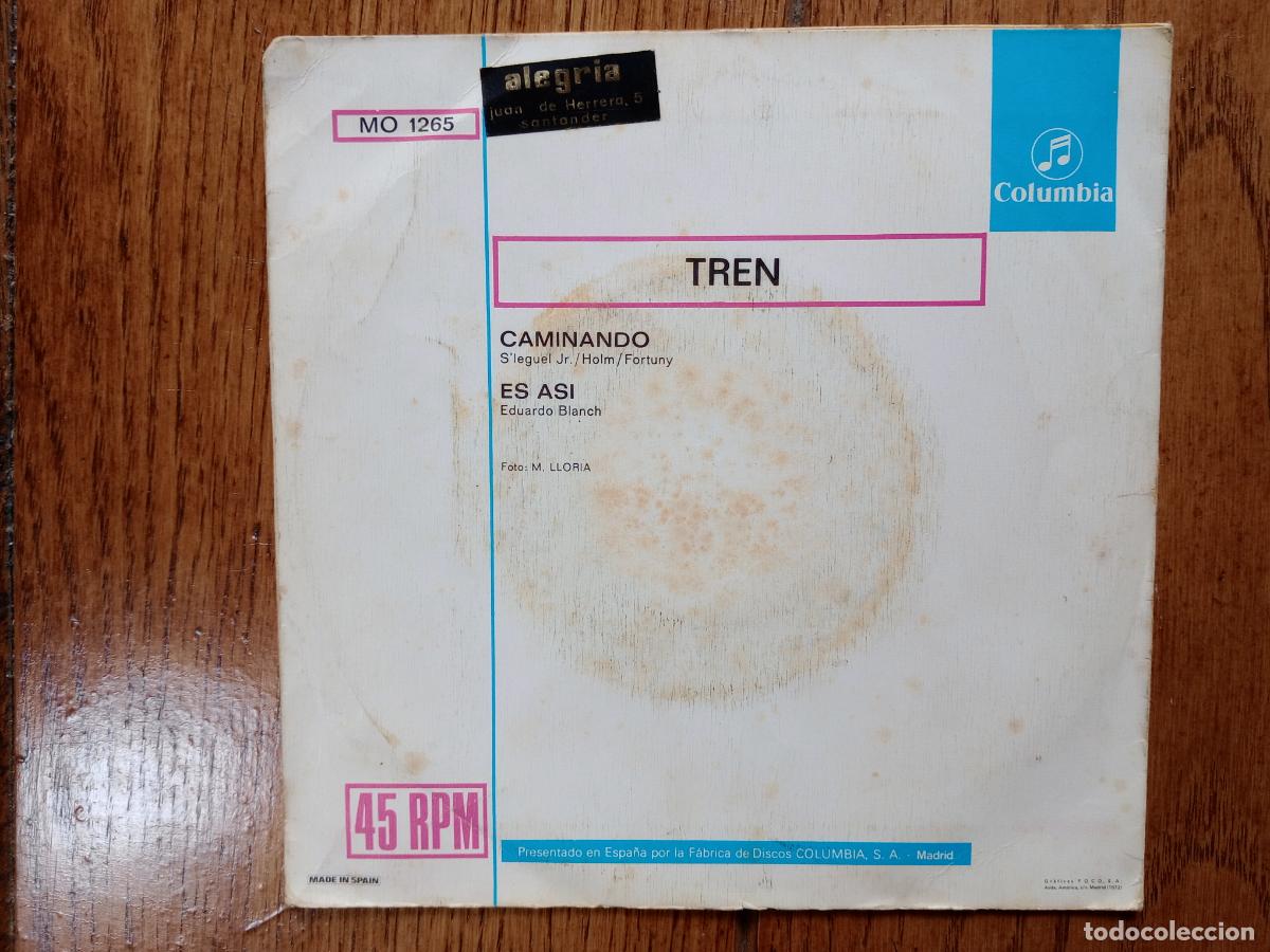 Discos de vinilo: Tren - caminando + es as&iacute; - Foto 2