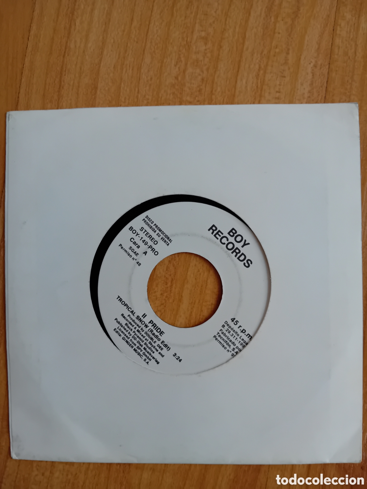 Discos de vinilo: II PRIDE. TROPICAL SHOW - Foto 1