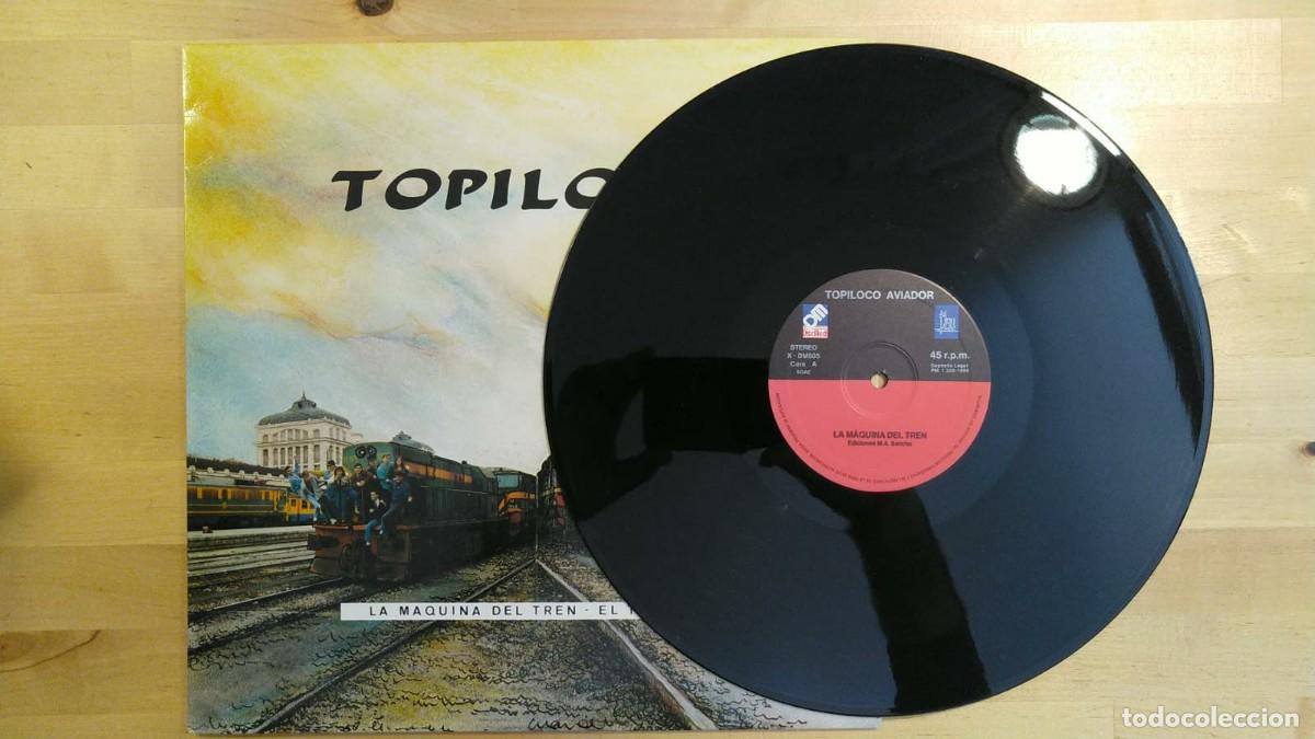 Discos de vinilo: Topiloco - La Maquina Del Tren - Foto 2