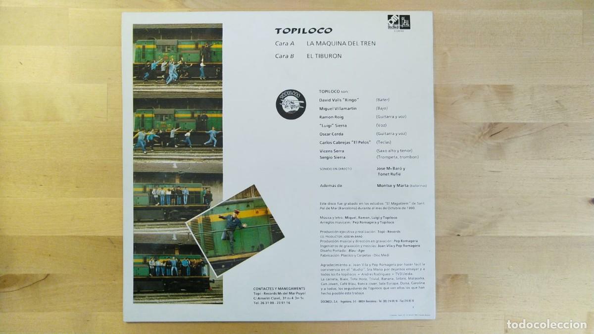 Discos de vinilo: Topiloco - La Maquina Del Tren - Foto 3