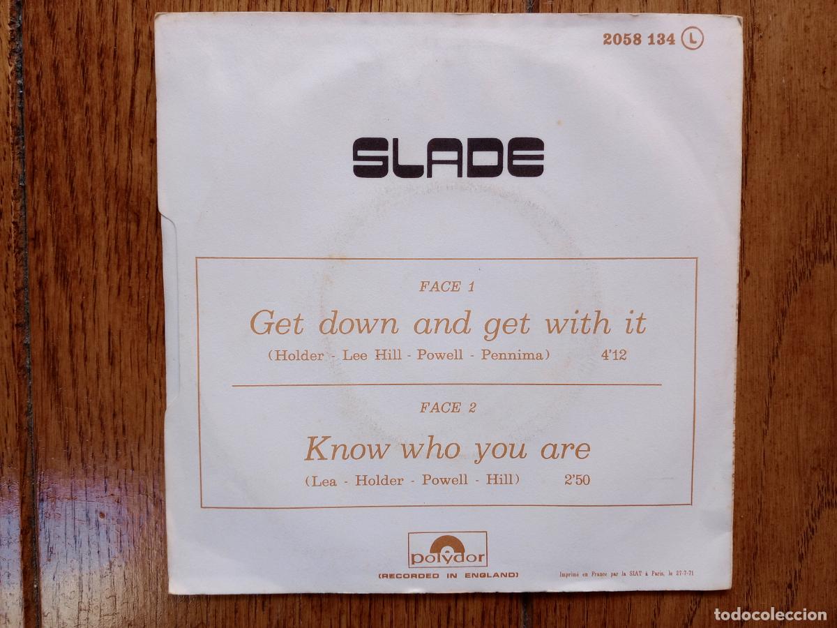 Discos de vinilo: Slade - get down and get with It + know Who you are - Foto 2