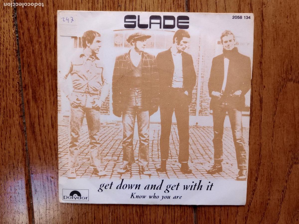 Discos de vinilo: Slade - get down and get with It + know Who you are - Foto 1
