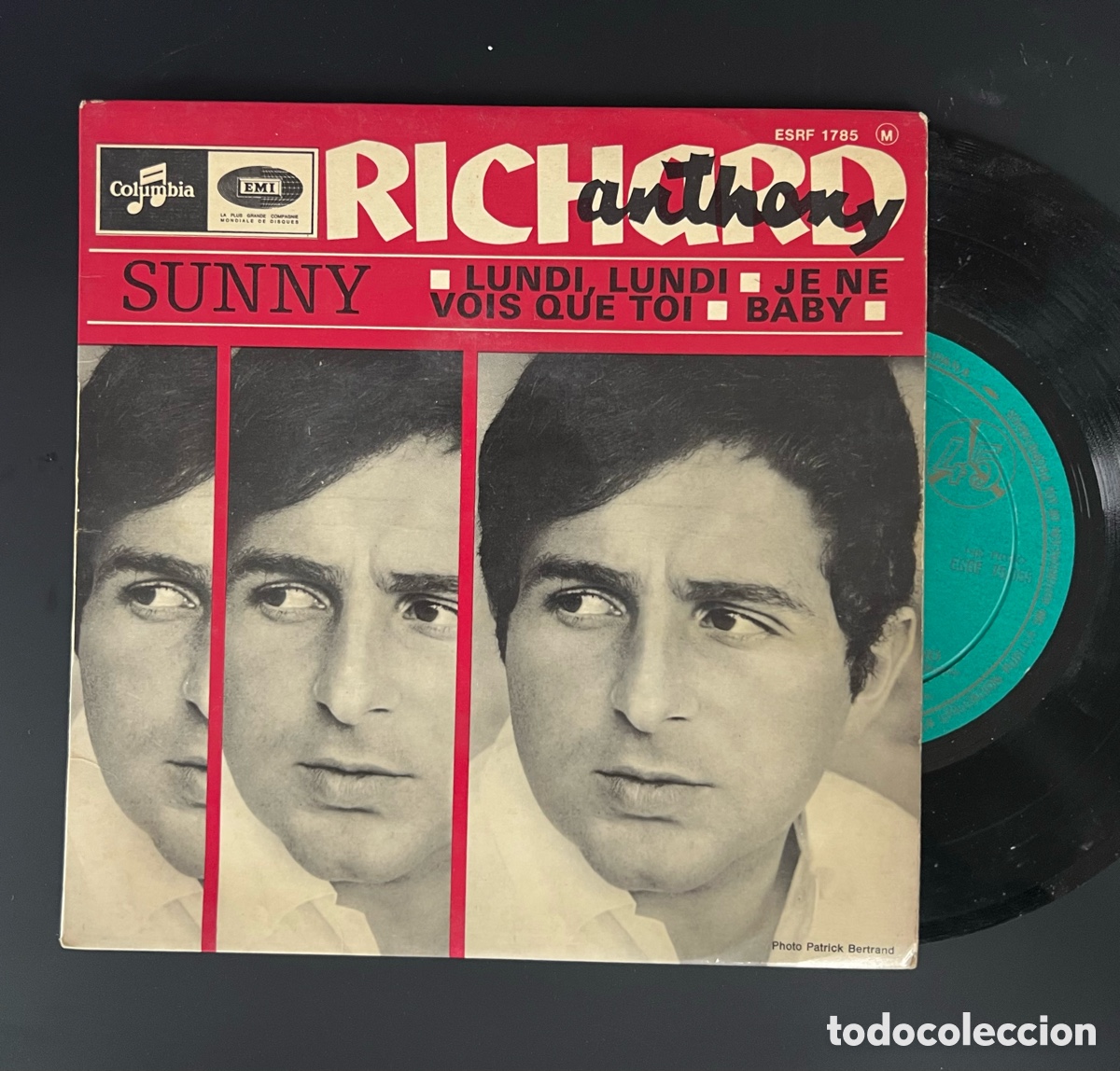 Discos de vinilo: RICHARD ANTHONY - Sunny + 3 - Foto 1