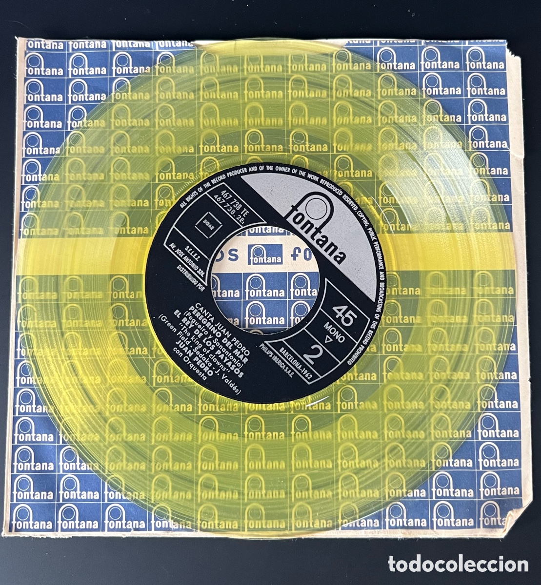 Discos de vinilo: Disco Vinilo Fontana Juan Pedro - Foto 1