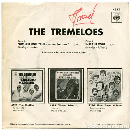 Discos de vinilo: The Tremeloes &lrm;&ndash; Numero Uno - Foto 2