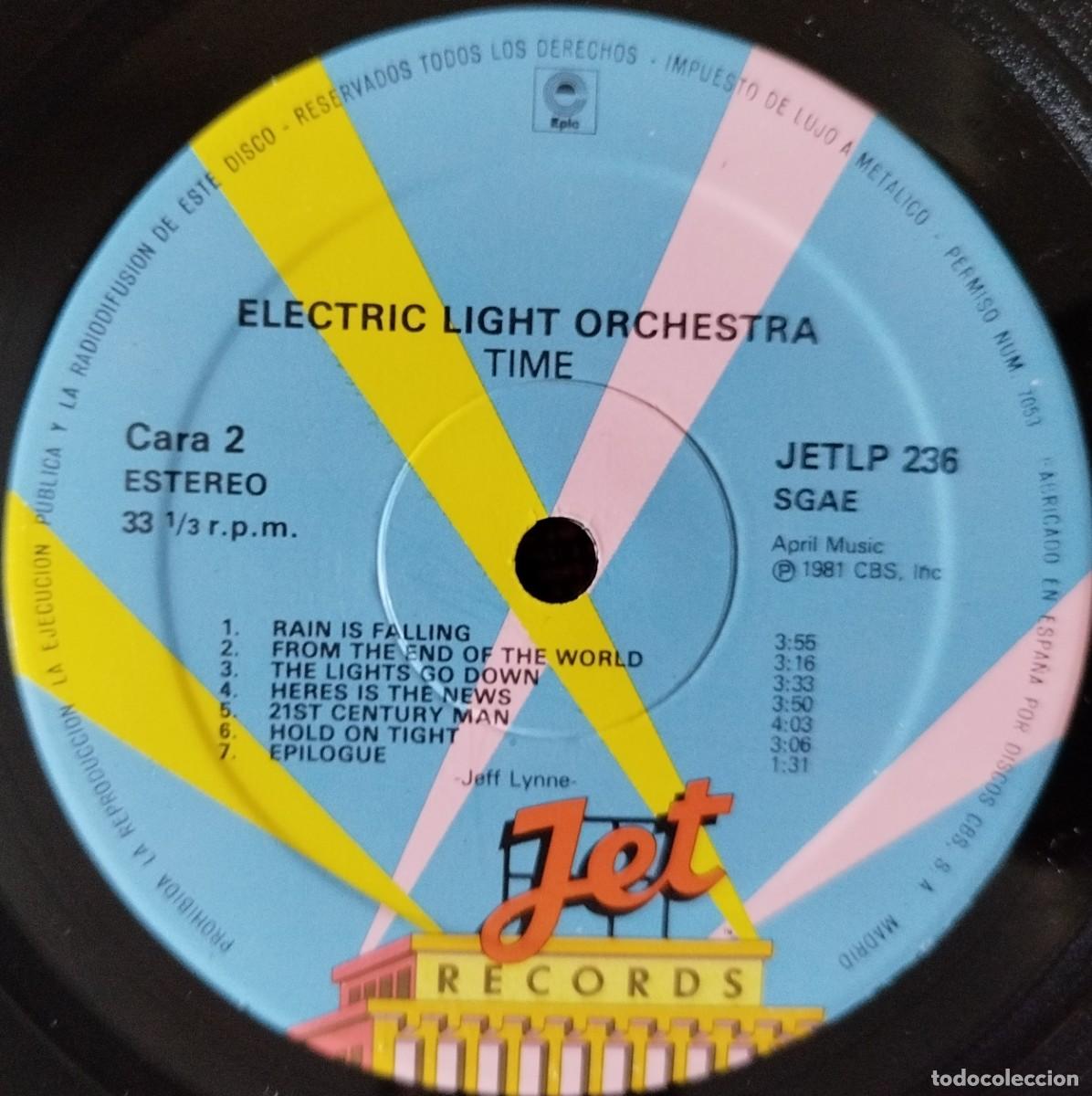 Discos de vinilo: ELECTRIC LIGHT ORCHESTRA (ELO) ** Time ** VINILO LP 1981 - Foto 4