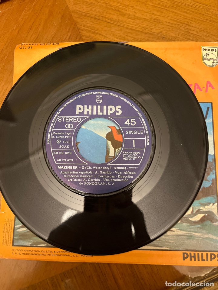 Discos de vinilo: Vinilo Mazinger Z Afrodita A - Foto 3