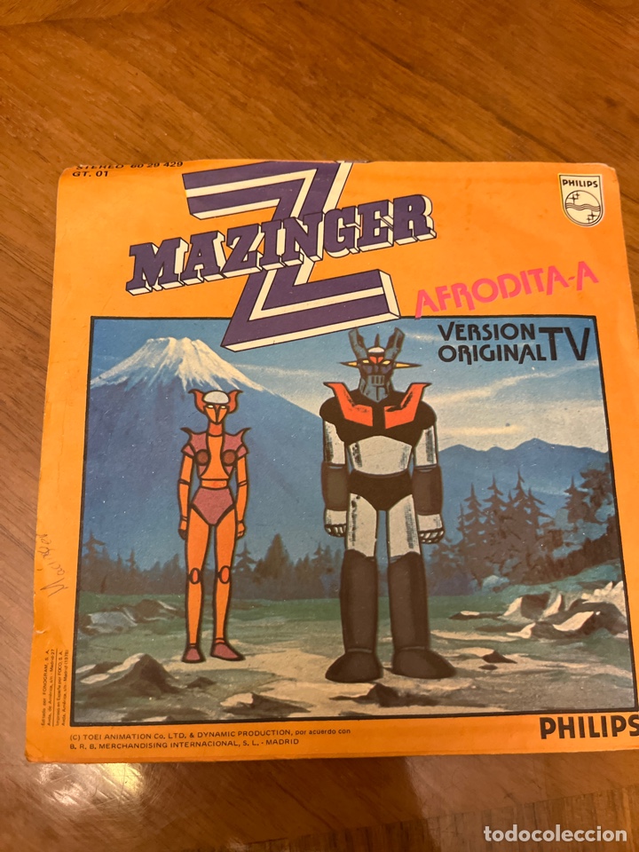 Discos de vinilo: Vinilo Mazinger Z Afrodita A - Foto 1
