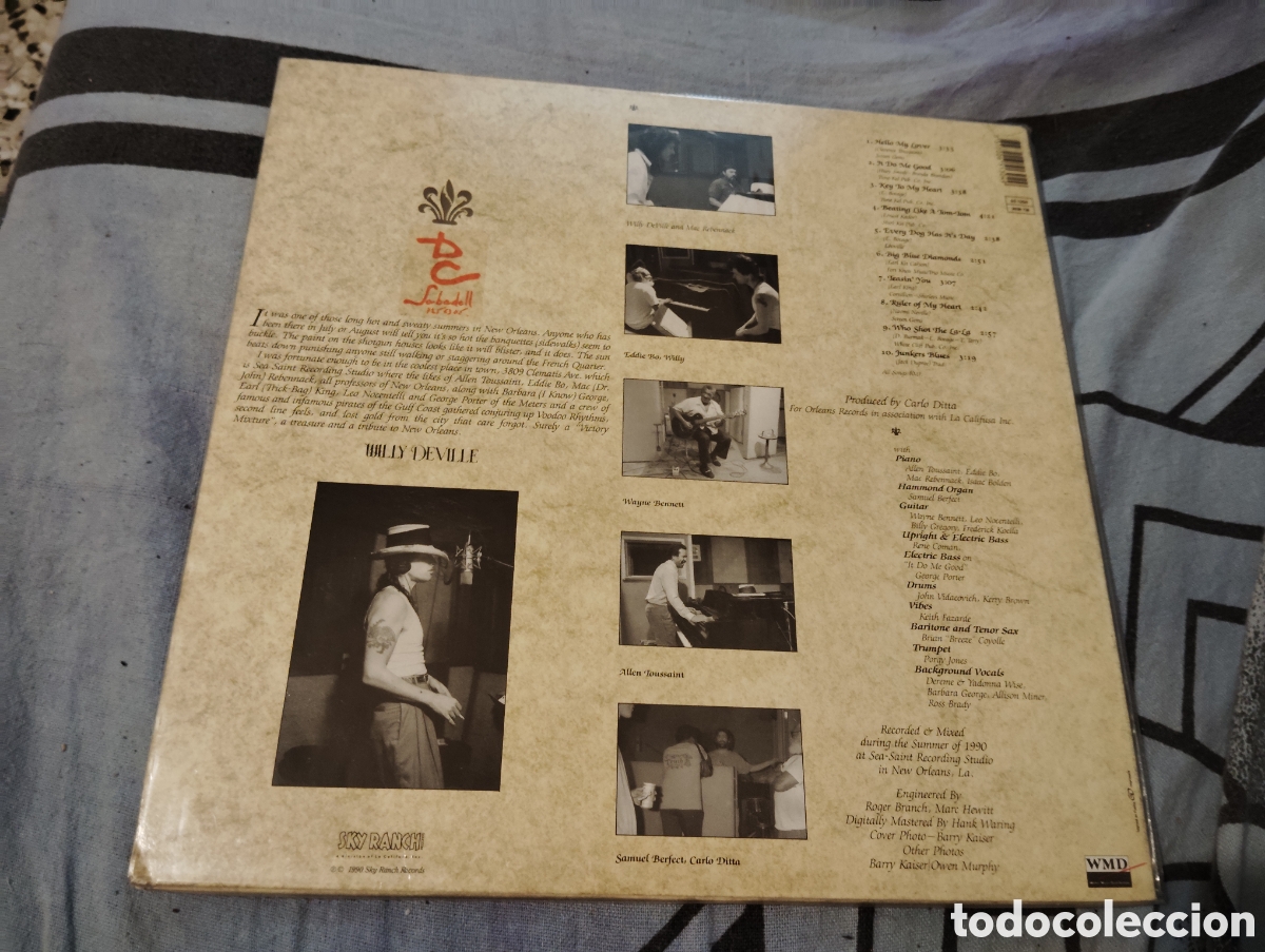 Discos de vinilo: WILLY DEVILLE - VICTORY MIXTURE , 1990. - Foto 2