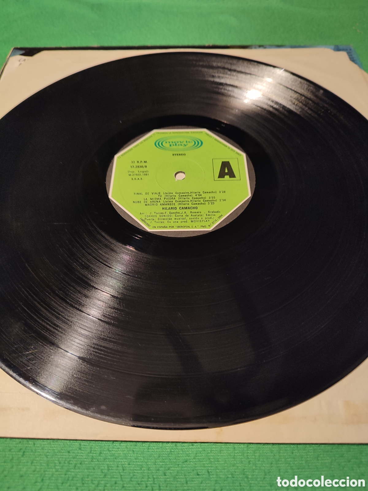 Discos de vinilo: Hilario Camacho - La mirada del espejo - Foto 3