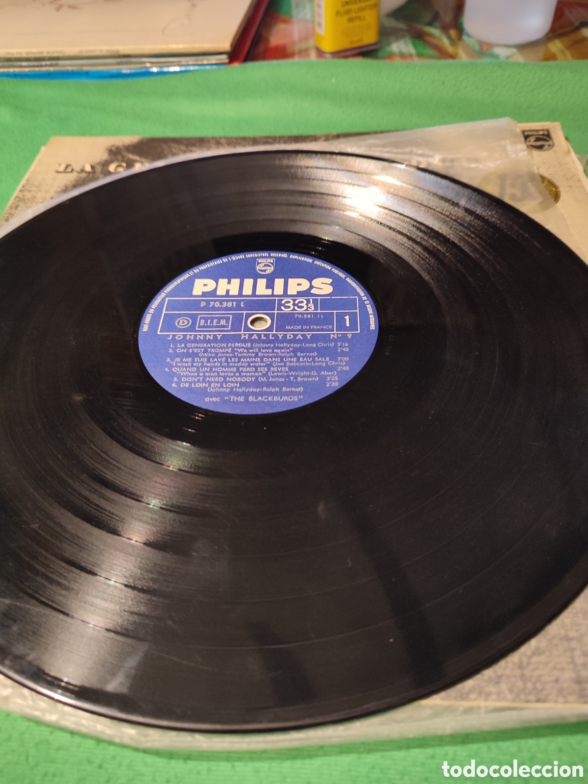 Discos de vinilo: Johnny Hallyday - La generation perdue - Foto 3