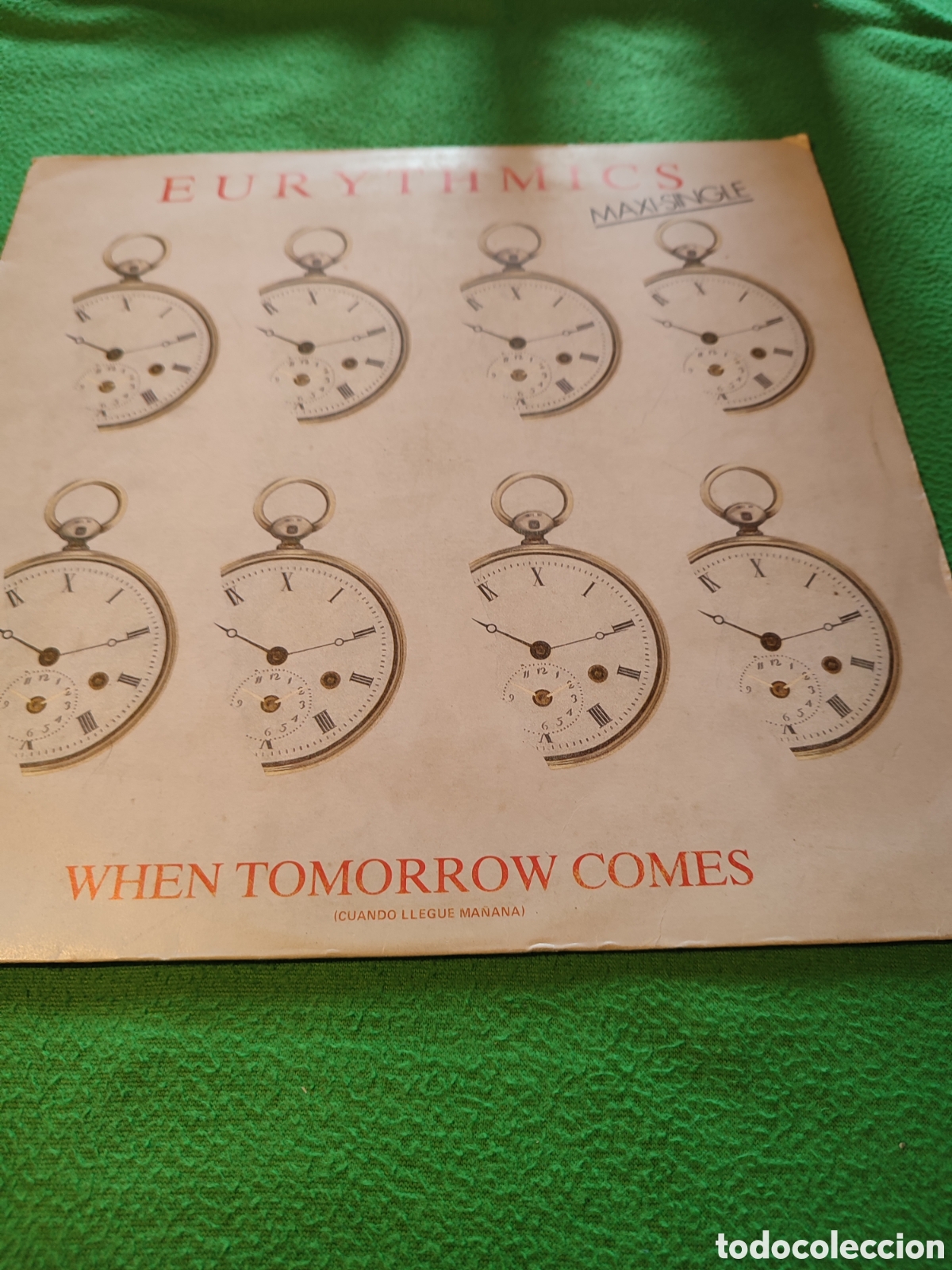 Discos de vinilo: Eurythmics - When tomorrow comes Maxi single - Foto 1