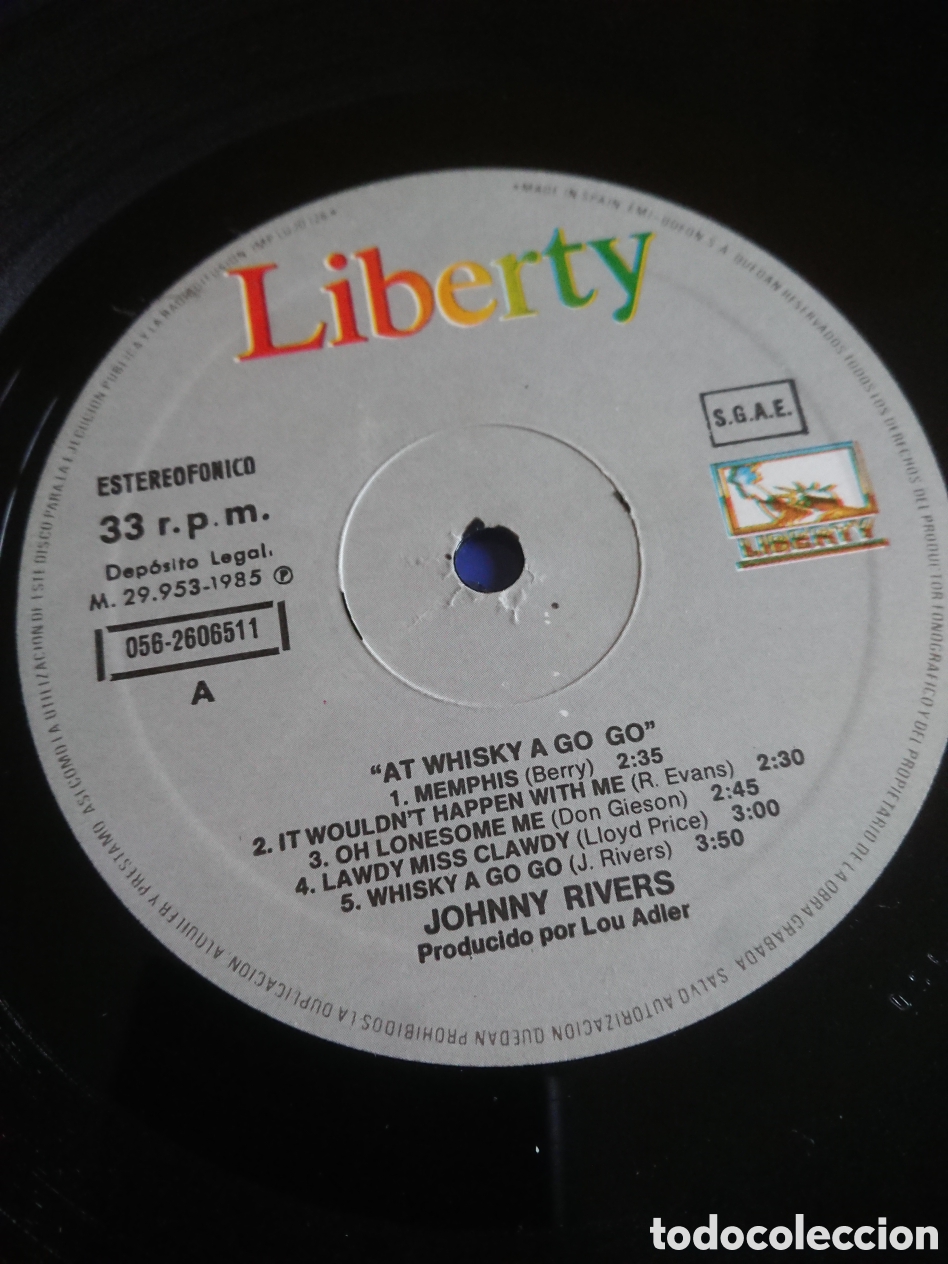 Discos de vinilo: Johnny Rivers - Pioneros del Rock - Foto 4