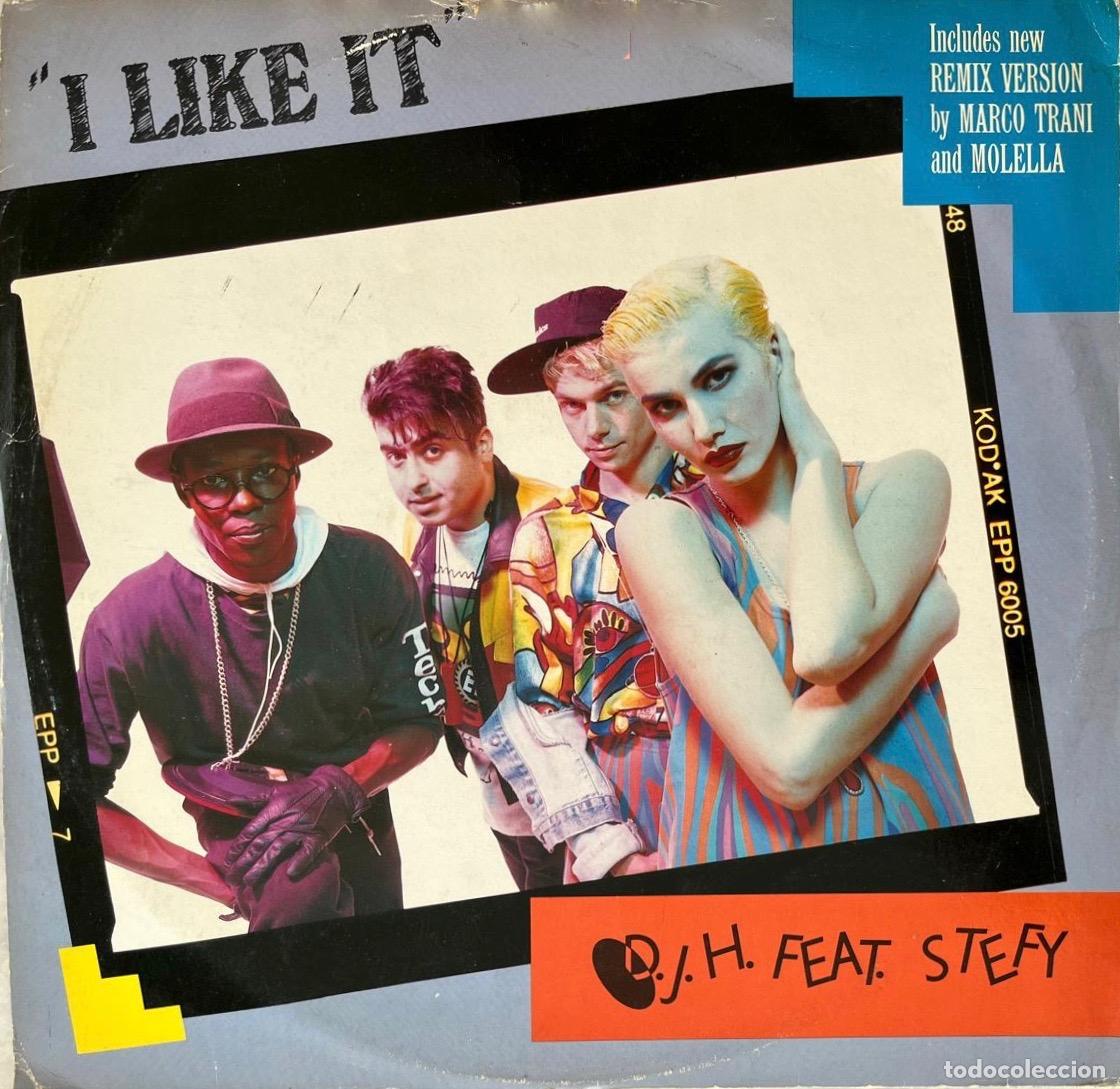 Discos de vinilo: D.J. H. FEATURING STEFY. I LIKE IT. MAXISINGLE ITALIA 2 TEMAS - Foto 1