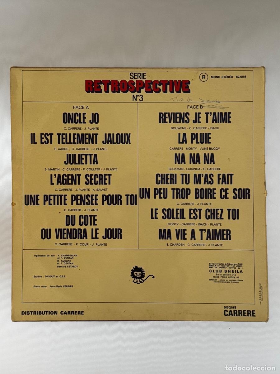 Discos de vinilo: DISCO VINILO LP - SHEILA - RETROSPECTIVE N&ordm;3 - Foto 2