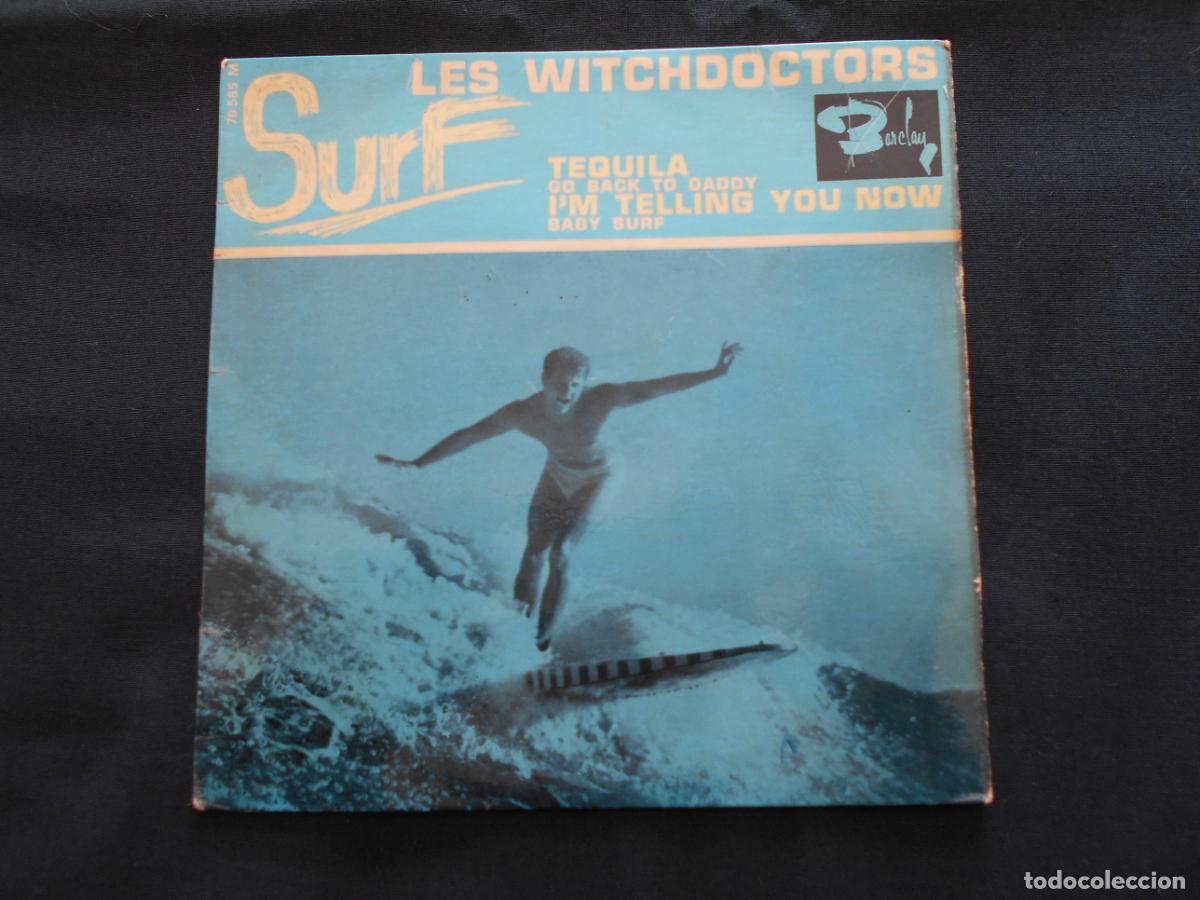 Discos de vinilo: EP LES WITCHDOCTORS - SURF // TEQUILA + 3 - Foto 1