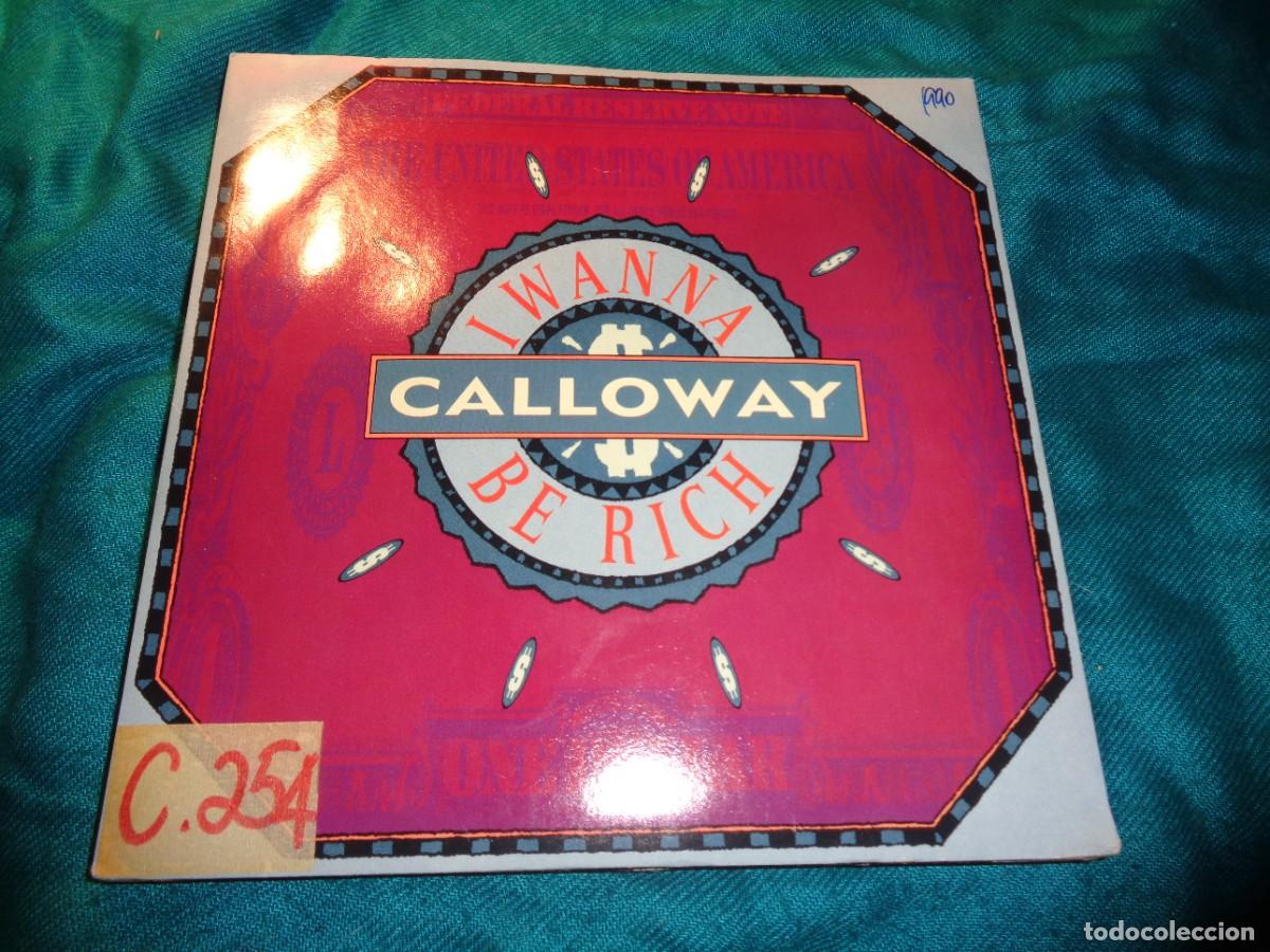 Discos de vinilo: CALLOWAY. I WANNA BE RICH. EPIC, 1990. IMPECABLE - Foto 1