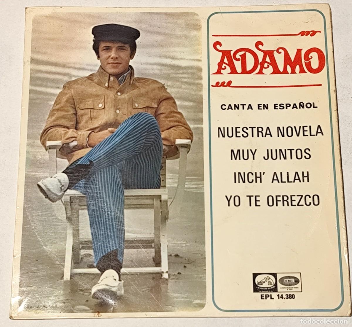 Discos de vinilo: SINGLE ADAMO, CANTA EN ESPA&Ntilde;OL - Foto 1