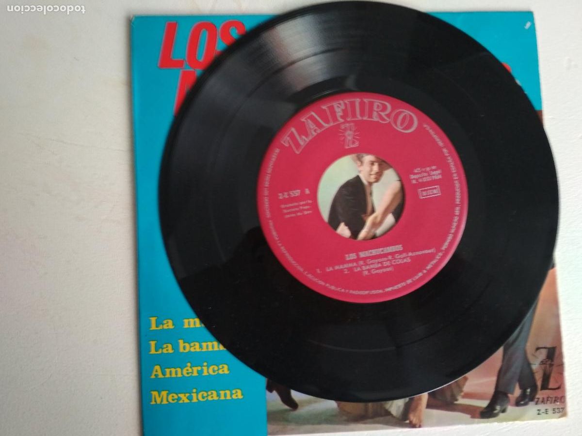 Discos de vinilo: Los Machucambos &lrm;&ndash; La Mamma 1964 - Foto 3