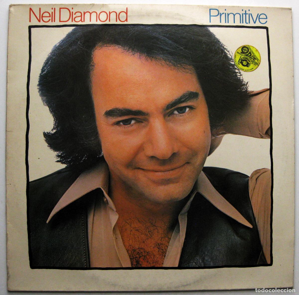 Discos de vinilo: Neil Diamond - Primitive - LP CBS 1984 (Con Encarte) BPY - Foto 1